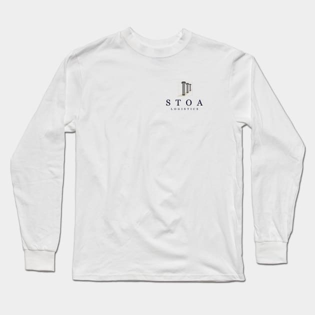 Stoa Logistics Dark (Small logo) Long Sleeve T-Shirt by Stoa Logistics